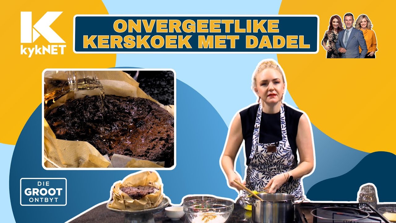 Onvergeetlike Kerskoek met dadel, in die GROOTkombuis met Tanya de Vente-Bijker | 15 November 2024