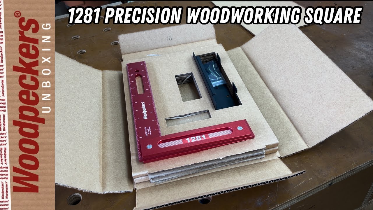 Woodpeckers 1281 Precision Woodworking Square Unboxing
