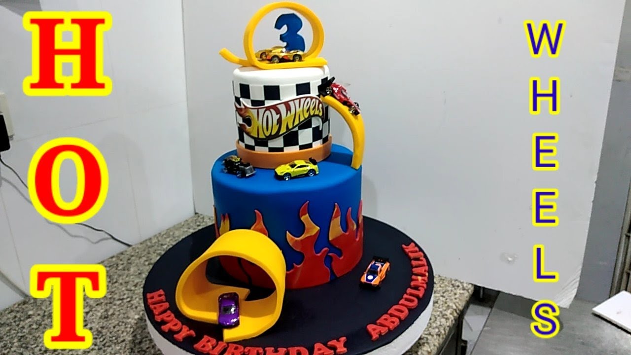 How to make Birthday Cake Hot Wheels Designed