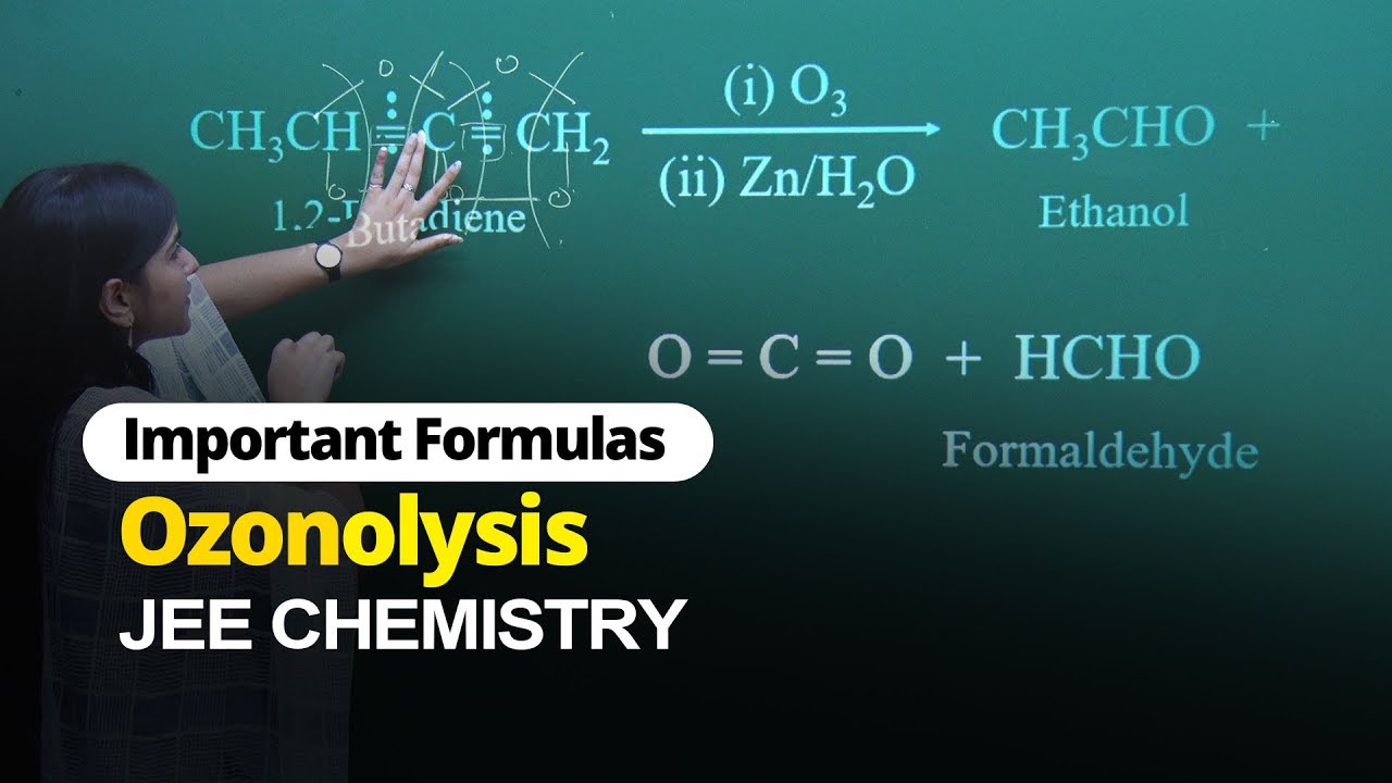 JEE Chemistry | Ozonolysis | Important Formulas | In English | Misostudy