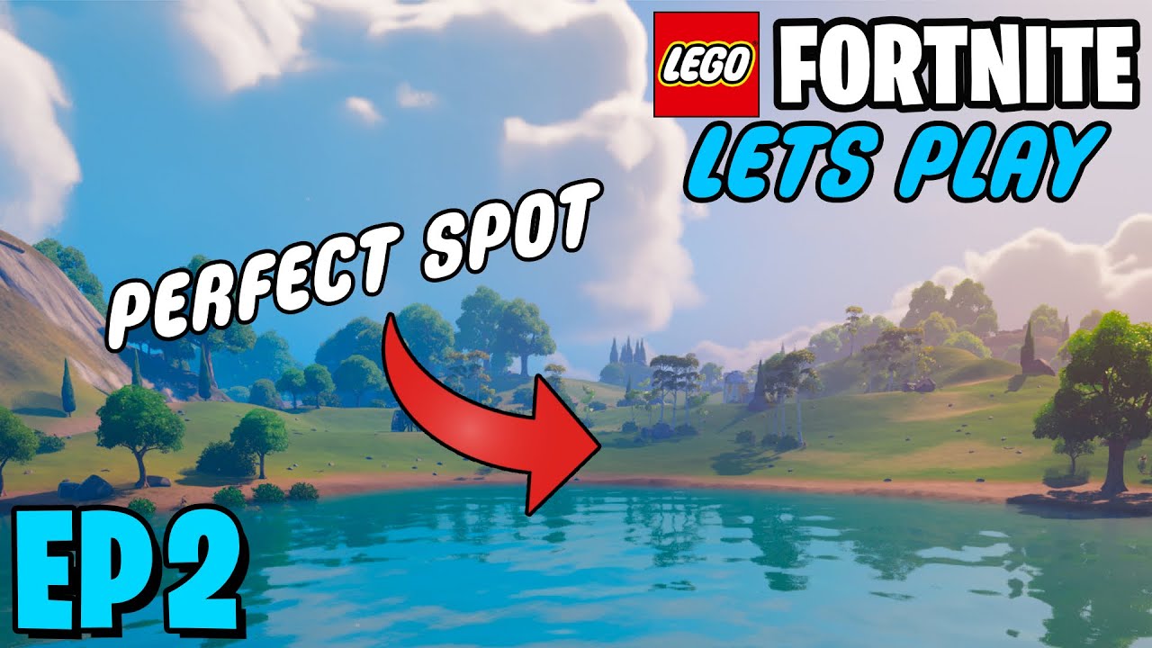 The PERFECT Village Location | Lego Fortnite Lets Play Ep2