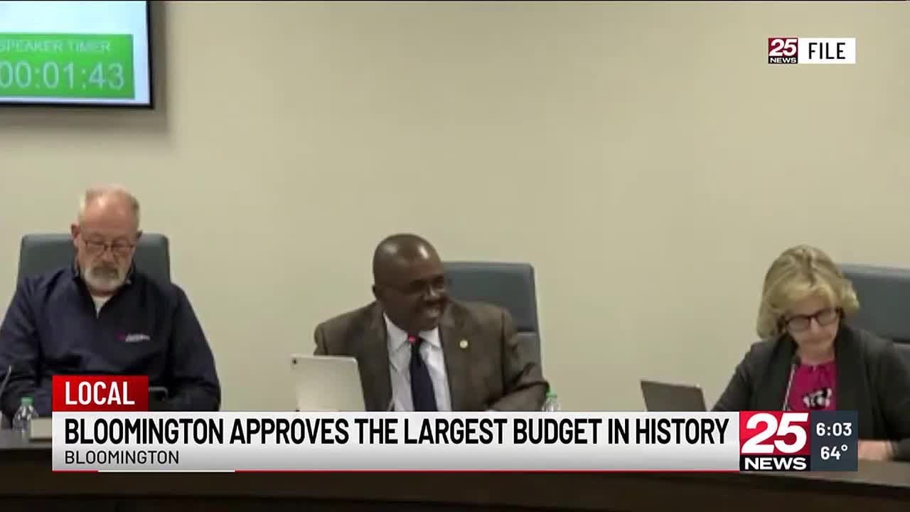Bloomington Budget approved