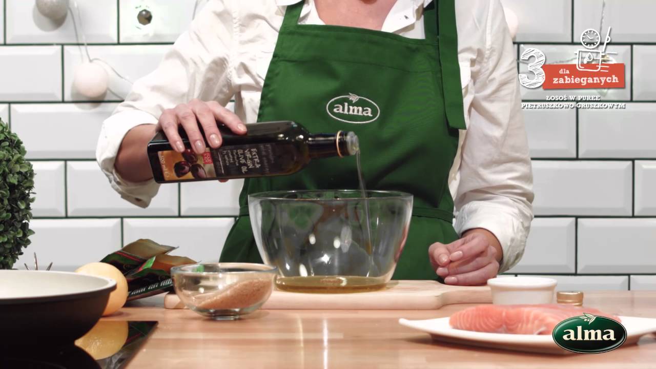Alma Smart Menu - Łosoś w puree pietruszkowo-gruszkowym