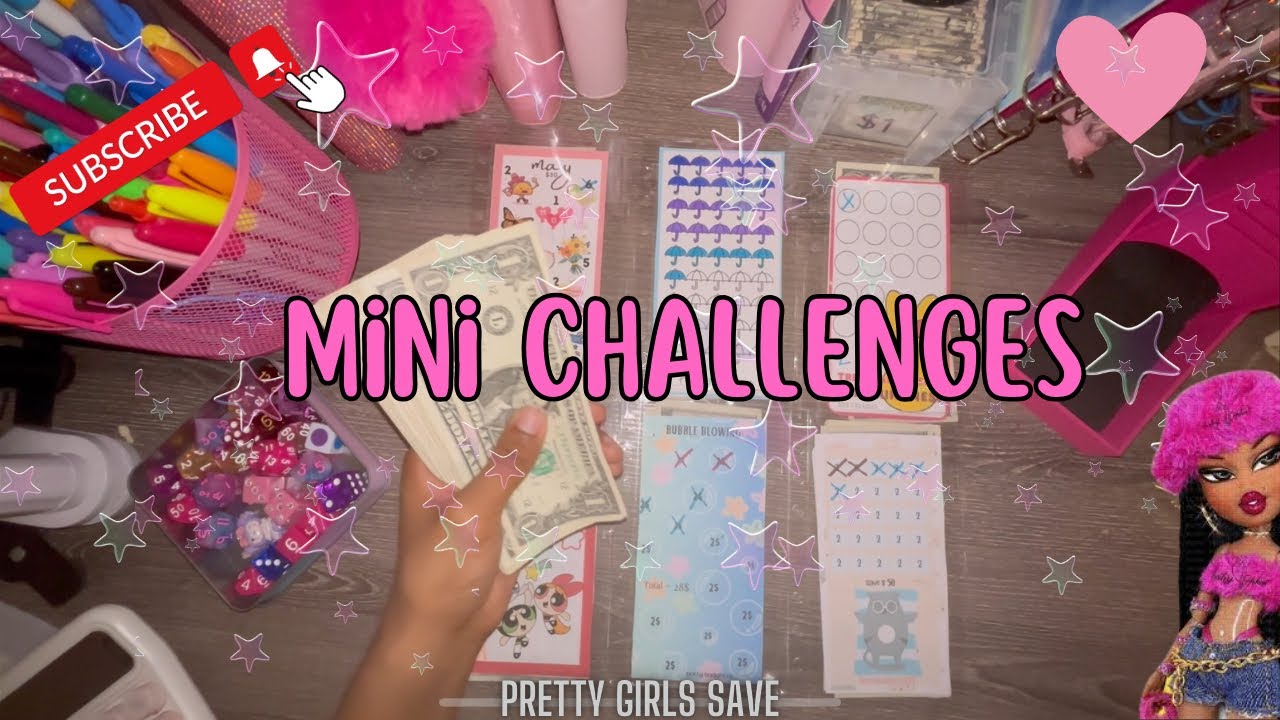 Mini Challenges | Save $100 with me!! 💗💗💗