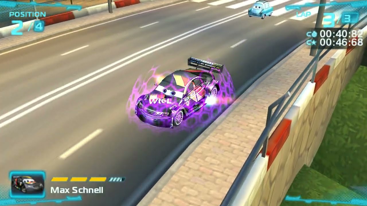 Cars 2 PSP - Max Schnell Gameplay.