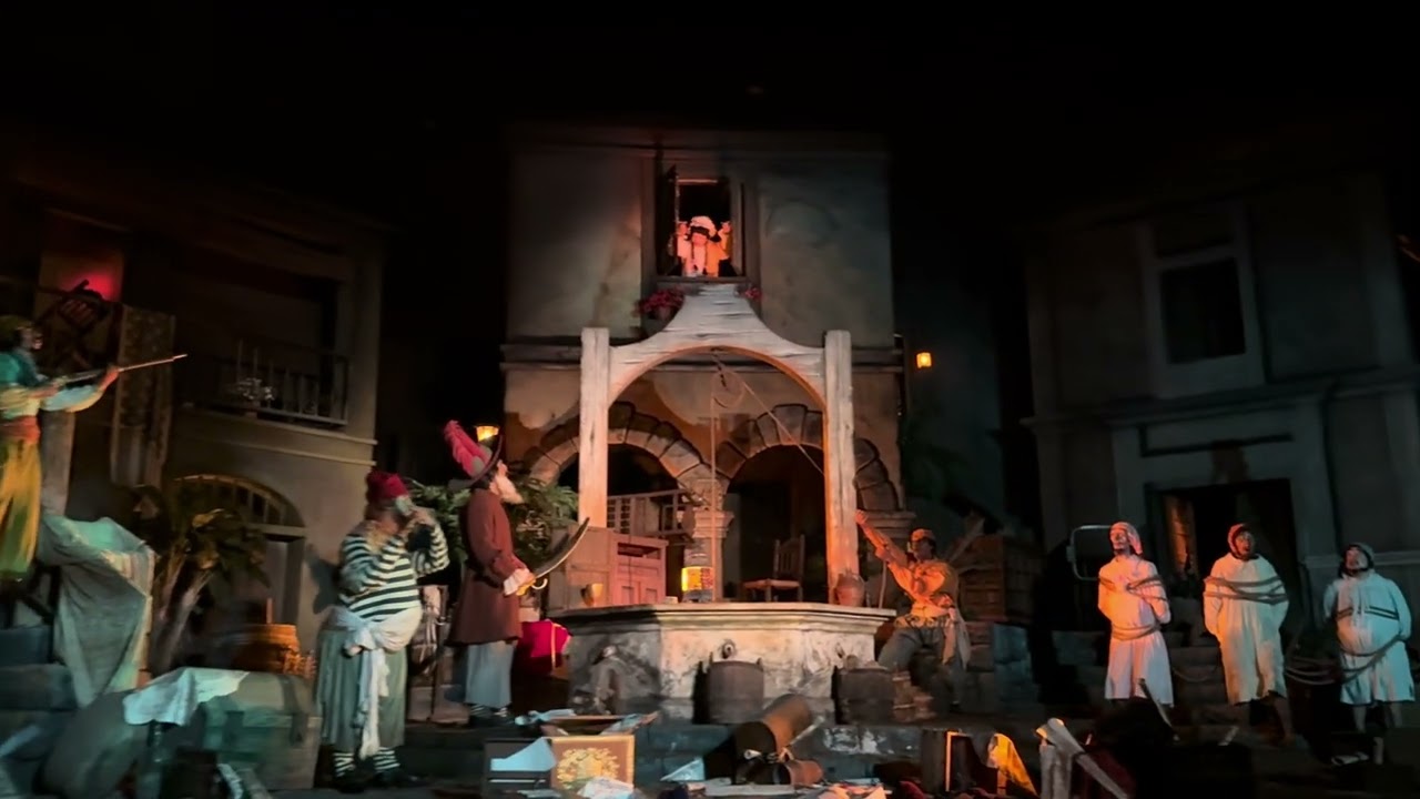 Pirates of the Caribbean 8K Experience with Excellent Light Disneyland September 2025