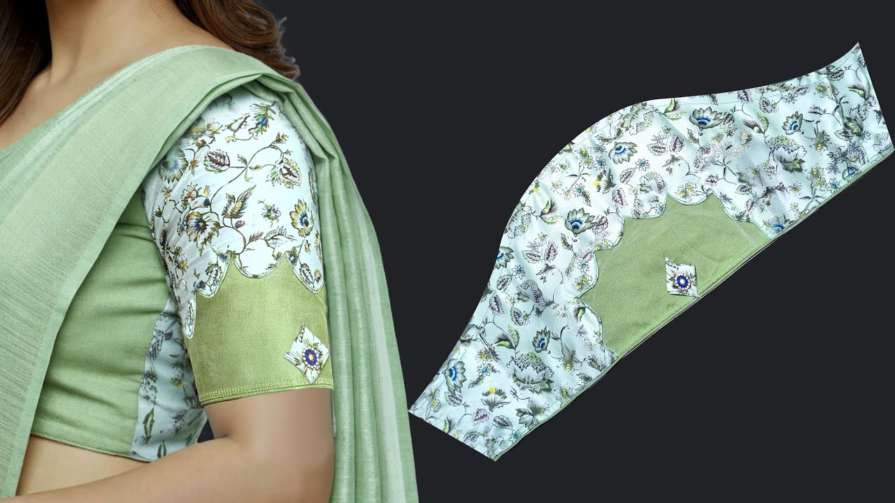 New Cutwork sleeves cutting and stitching| Syamala Stitching Studio |