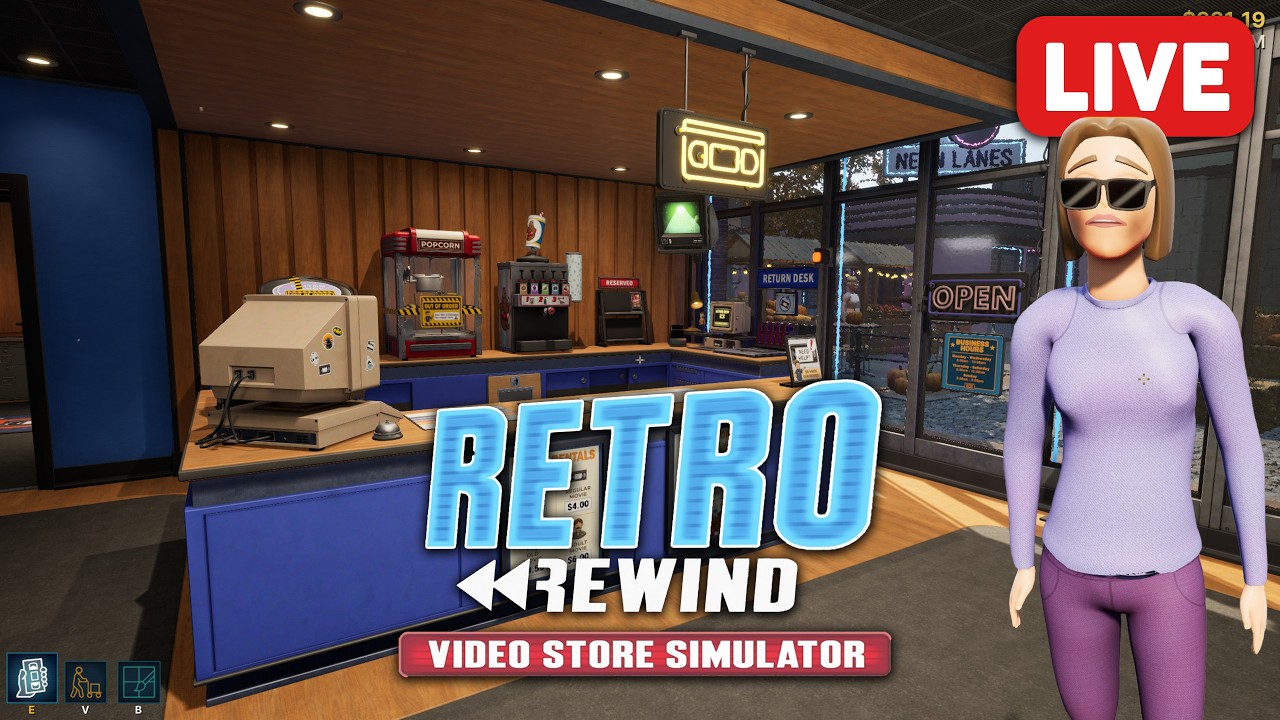 I opened my own 90s movie rental store 📼 | Retro Rewind: Video Store Simulator Gameplay