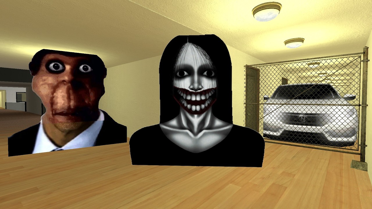 GMOD TOO MUCH NEXTBOTS CHASED ME ALL BOTS IN HOTEL ROOMS #gmod_#nextbots