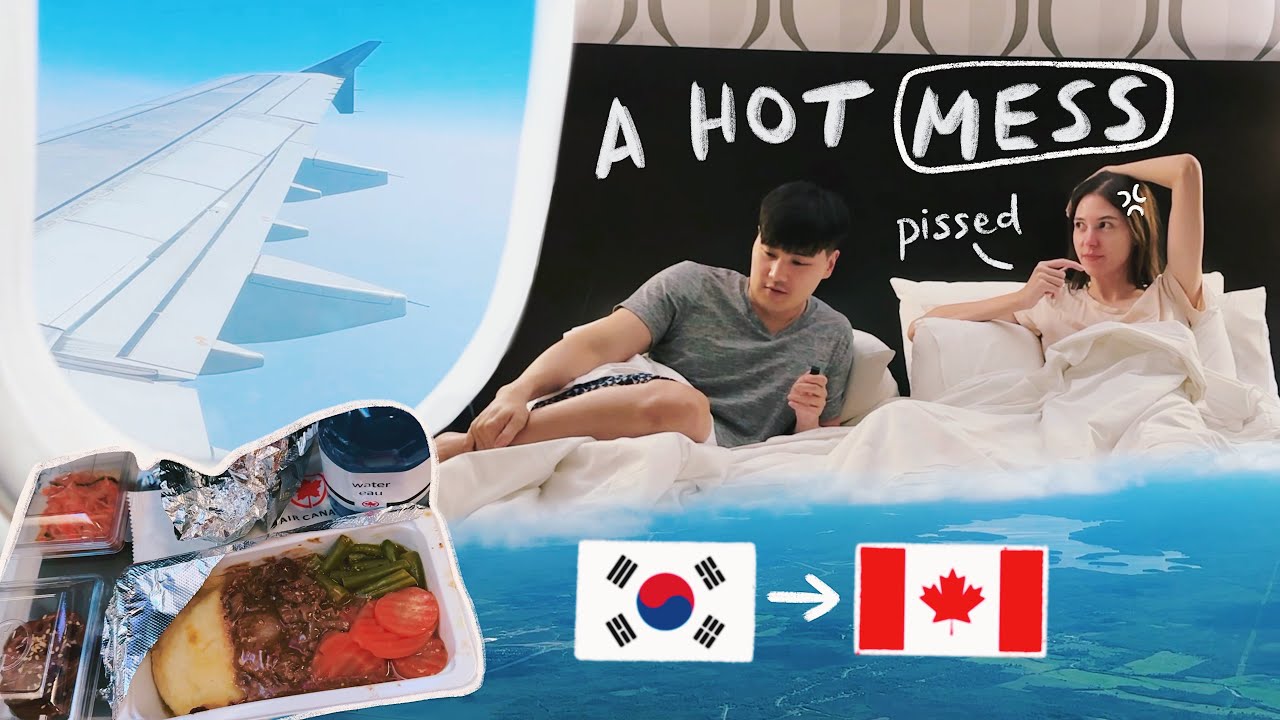 STRANDED 🤬 our Korea to Canada journey was a MESS...Air Canada & Toronto Airport experience