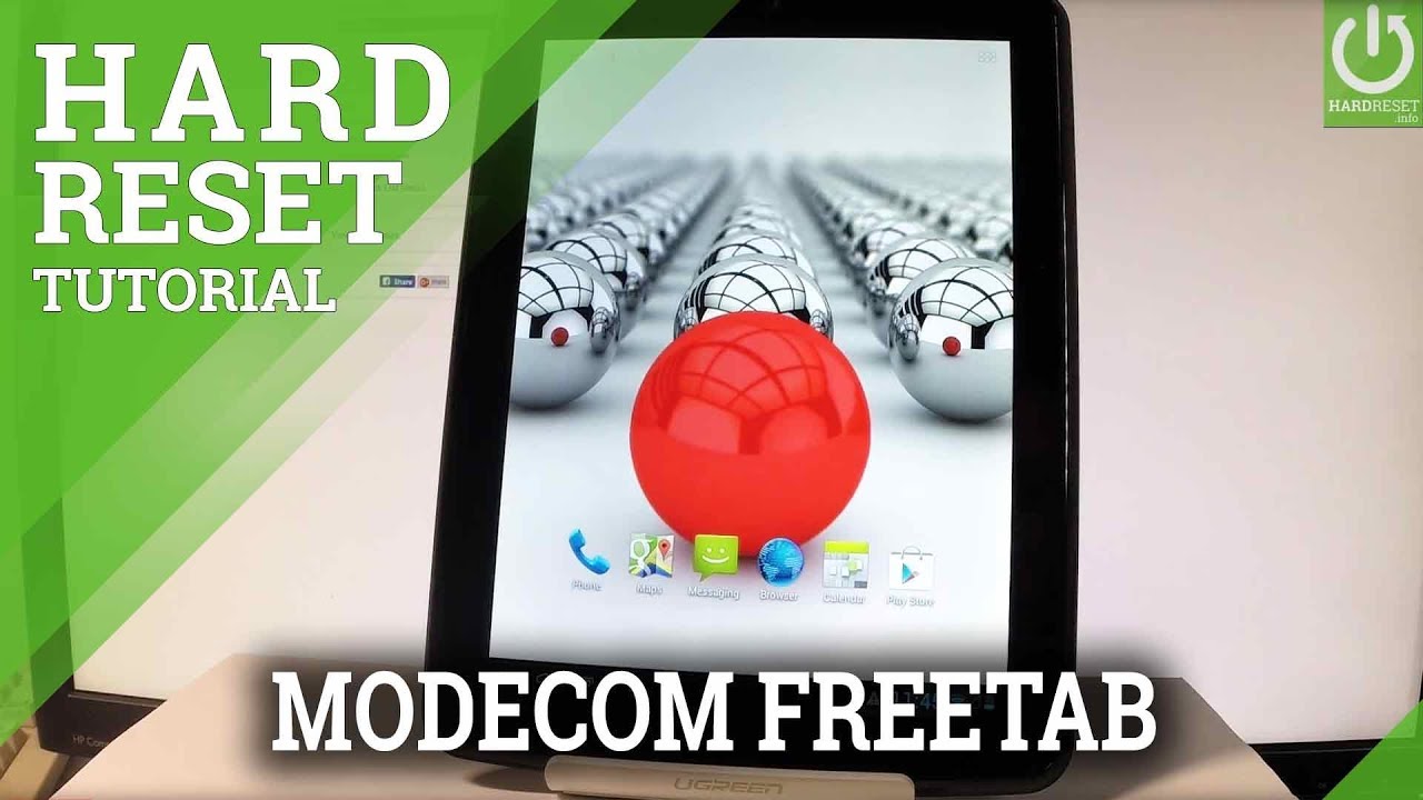 Hard Reset MODECOM FreeTAB 8001 - Bypass Screen Lock