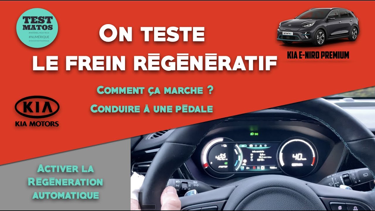 KIA Eniro On teste le frein régénératif de A à Z