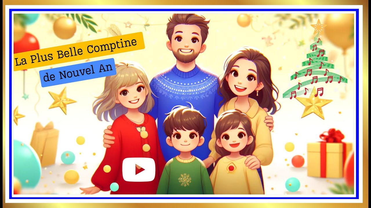 🌟 La Plus Belle Comptine de Nouvel An | Chanson Pour Enfants 2025