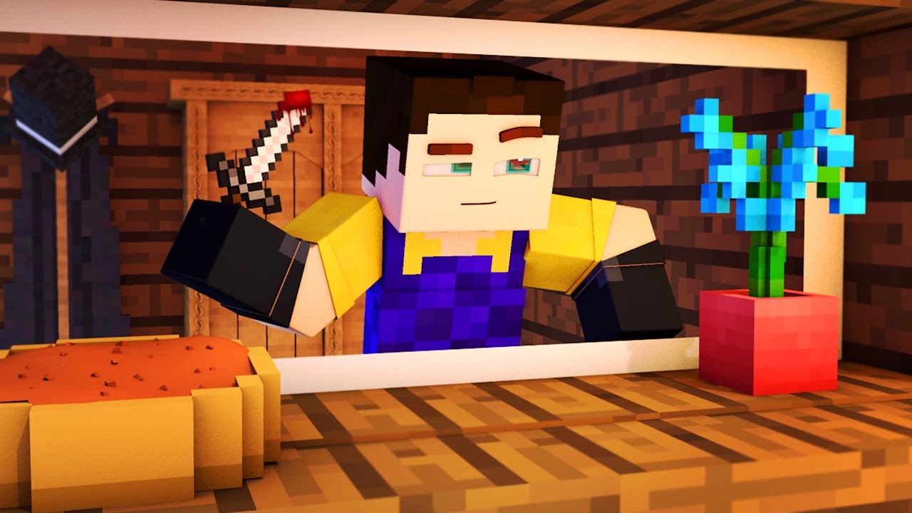 Hello Neighbor - SNEAKING IN! (Hello Neighbor In Minecraft Roleplay)