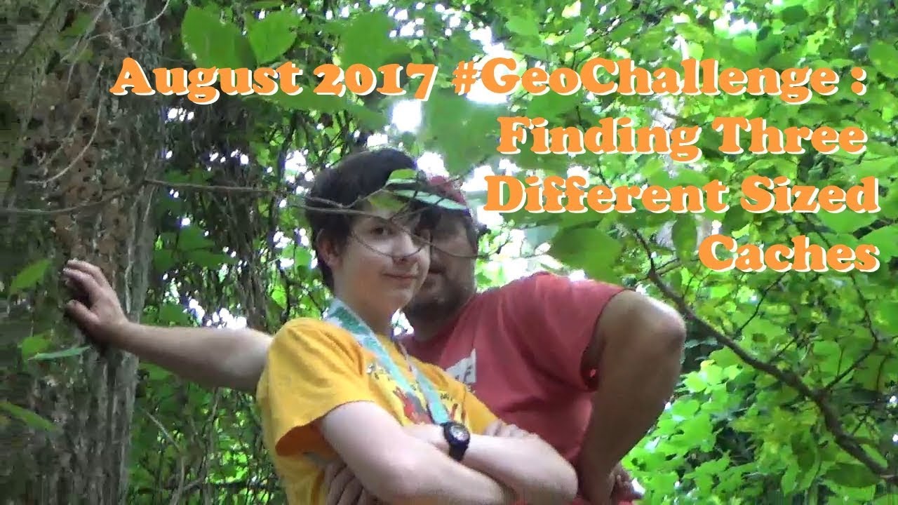 August #GeoChallenge: 3 Cache Sizes in 1 Day!