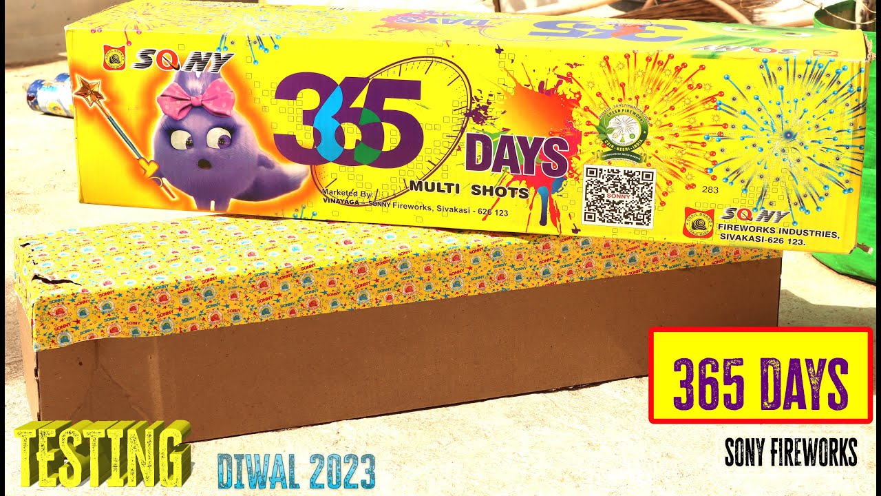365 DAYS From Sony Fireworks| Sony Fireworks Multi Shot|Diwali Stash 2023 #sonyfireworks
