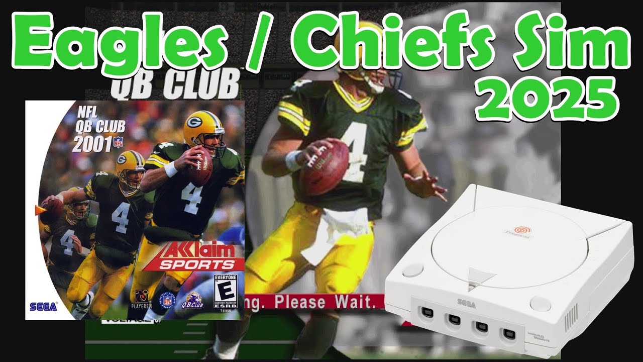 Eagles / Chiefs Sim - NFL Quarterback Club 2001 - Sega Dreamcast (2000)
