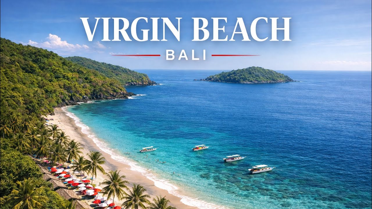 VIRGIN BEACH BALI 2026 🇮🇩 | Cinematic 4K Drone video