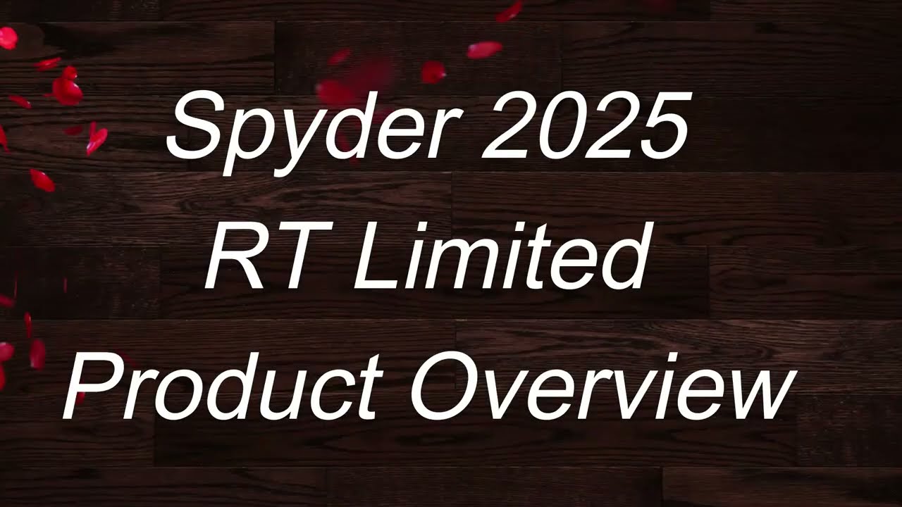 Spyder RT 2025 Accessories Overview