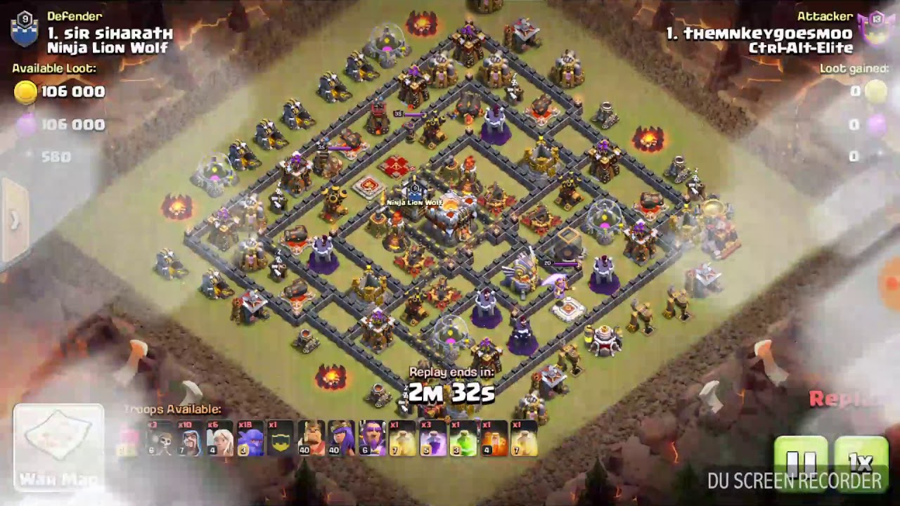 TH11 VS TH11 BOWLER 3 STAR ATTACK STRATEGY
