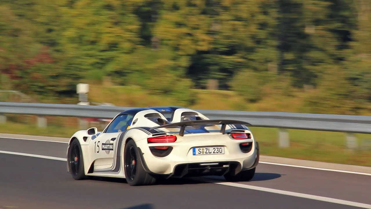 Porsche 918 Spyder - FAST FLY BY on the Nurburgring!