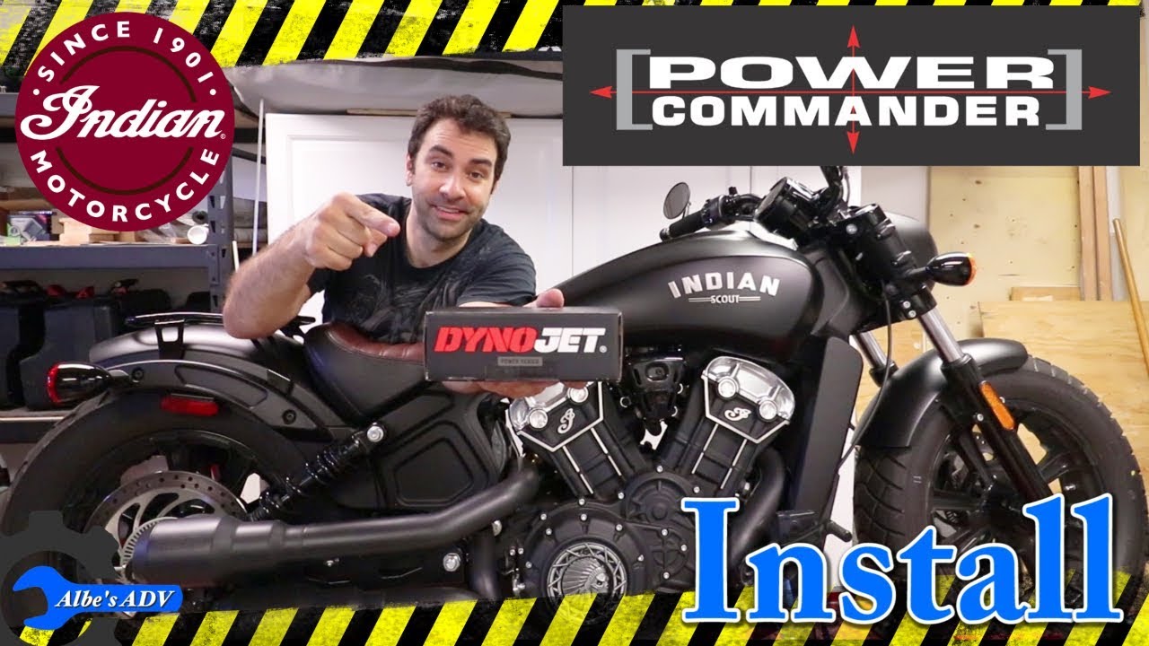 Power Commander V install on an Indian Scout Bobber