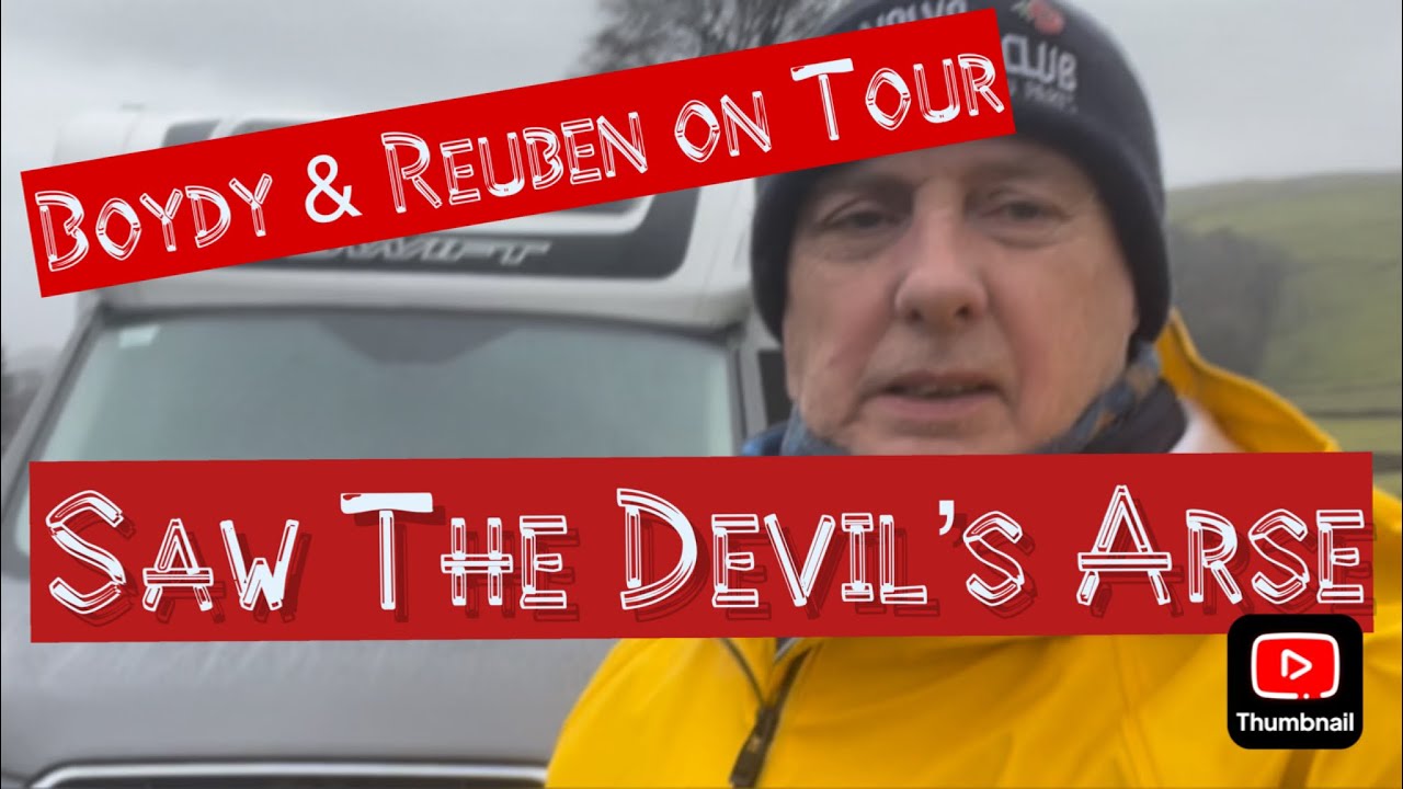 This Devils Arse is big in the highpeak #Vanlifeuk #castleton#Devil
