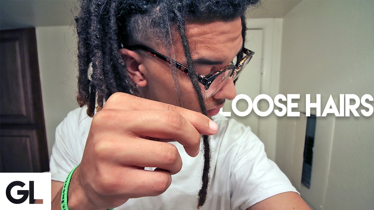 Pulling Loose Hair Into Dreadlocks