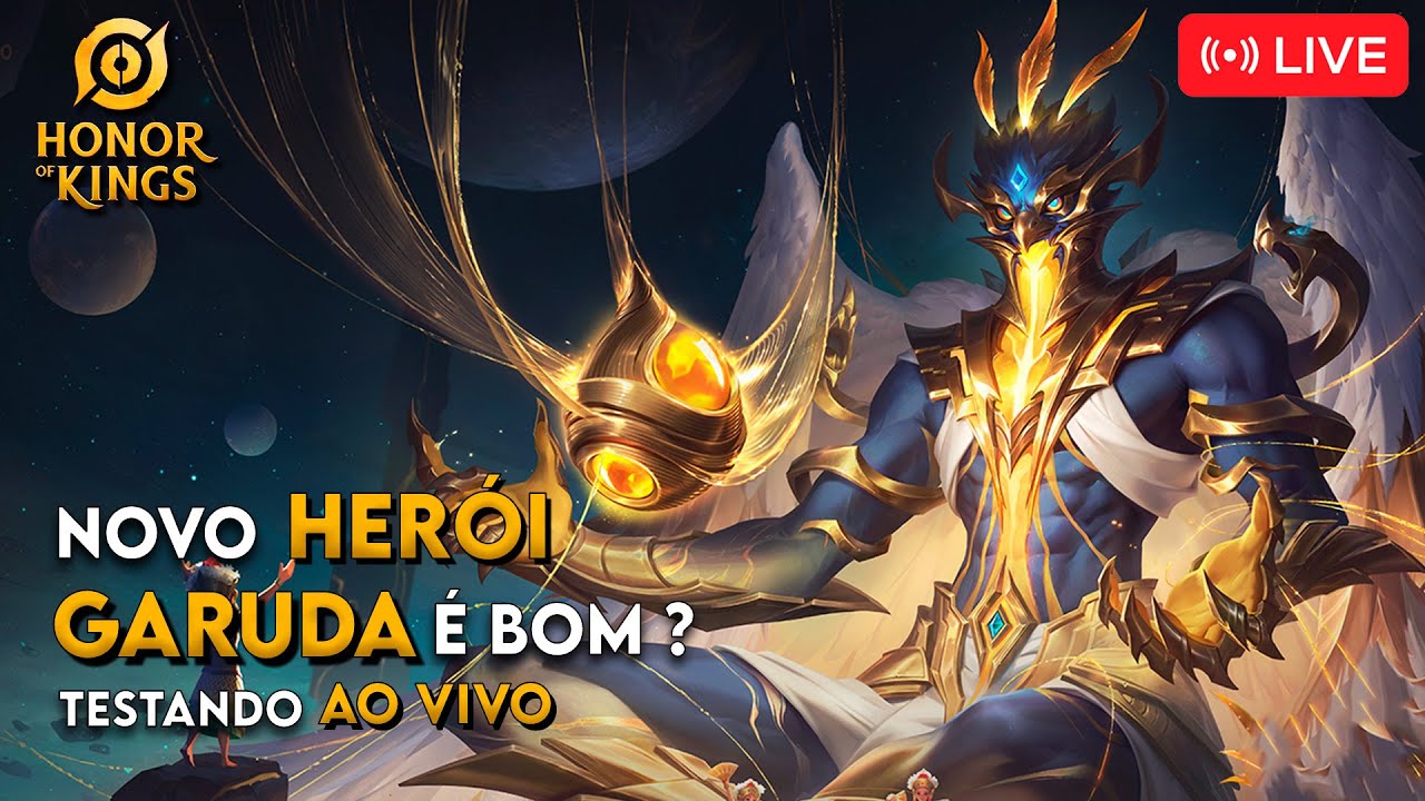 VOLTANDO ao RUSH com o GARUDA! VIREI MONO ? | Honor of Kings