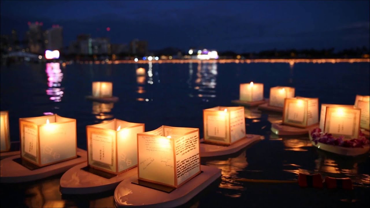 Floating Lantern Ceremony Honolulu Hawaii 2014