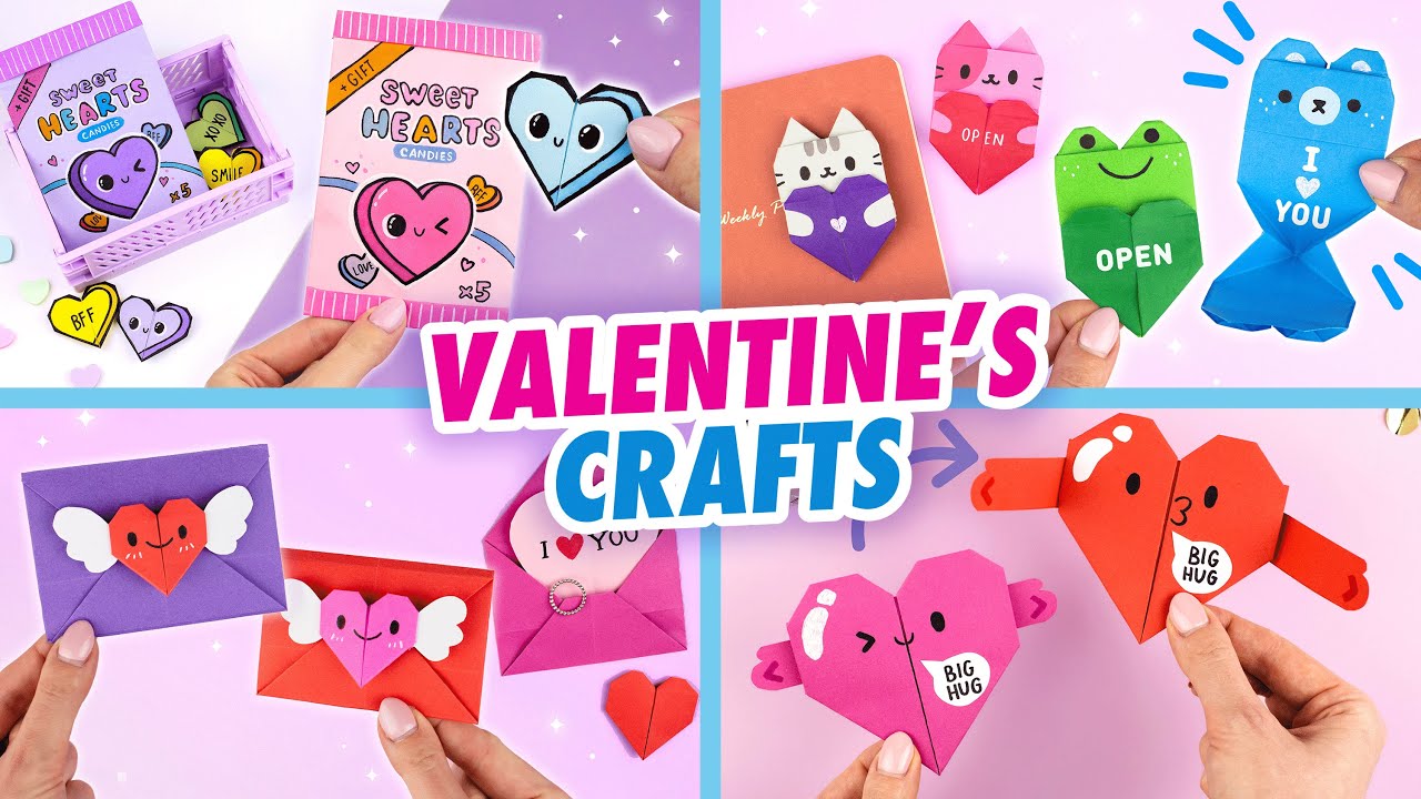 Valentine's day gift ideas | Origami Paper Hearts | Paper crafts