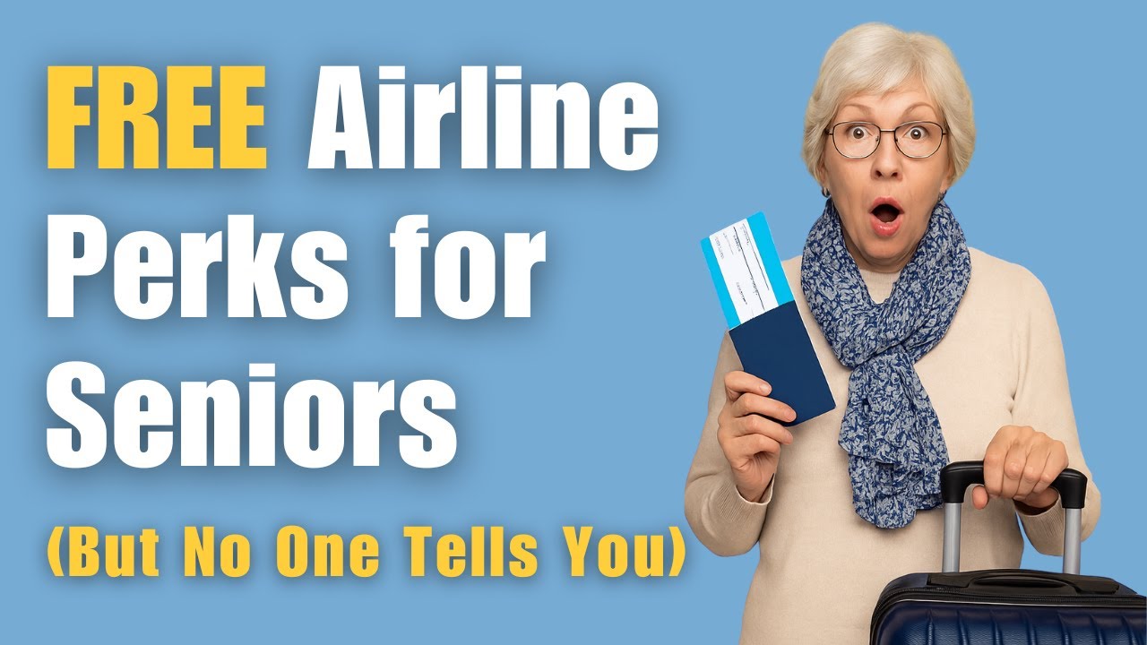 14 Free Airline Perks for Seniors Over 70 That Airlines Keep Quiet!