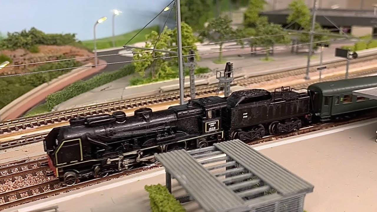 La 231 E10 et son train historique 