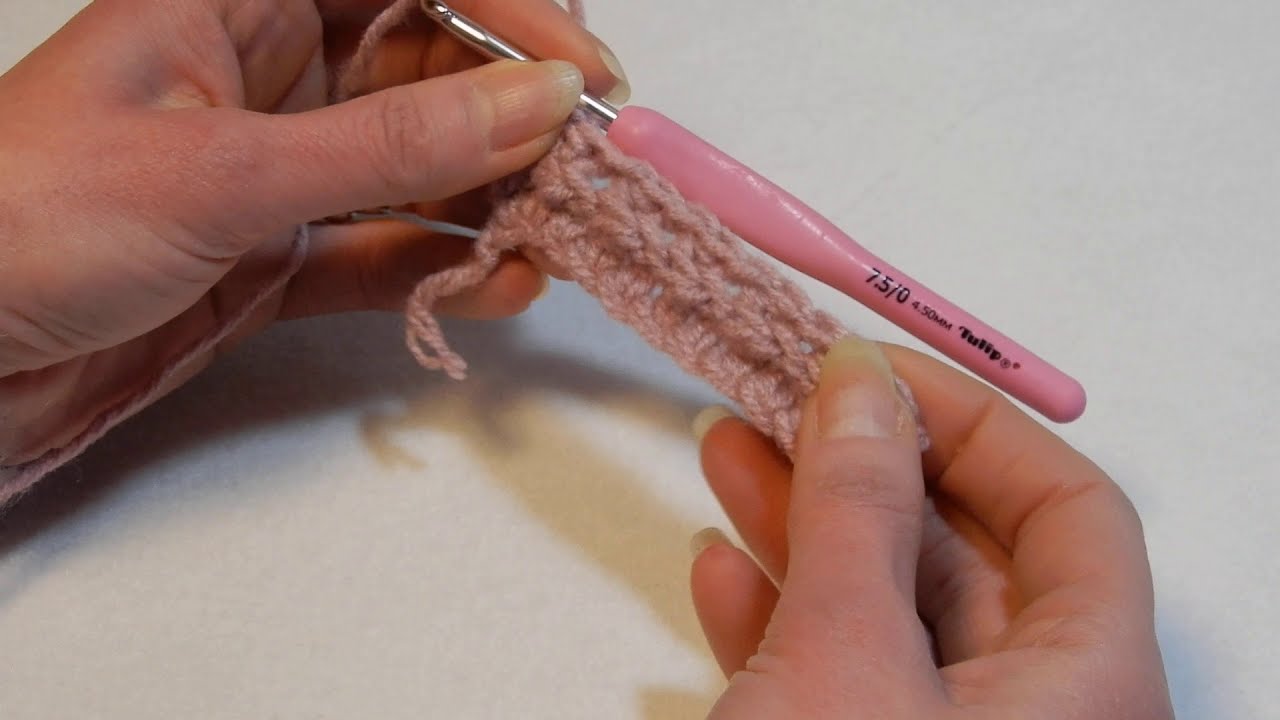 Crochet Tear Drop Stitch Tutorial | ONE ROW REPEAT