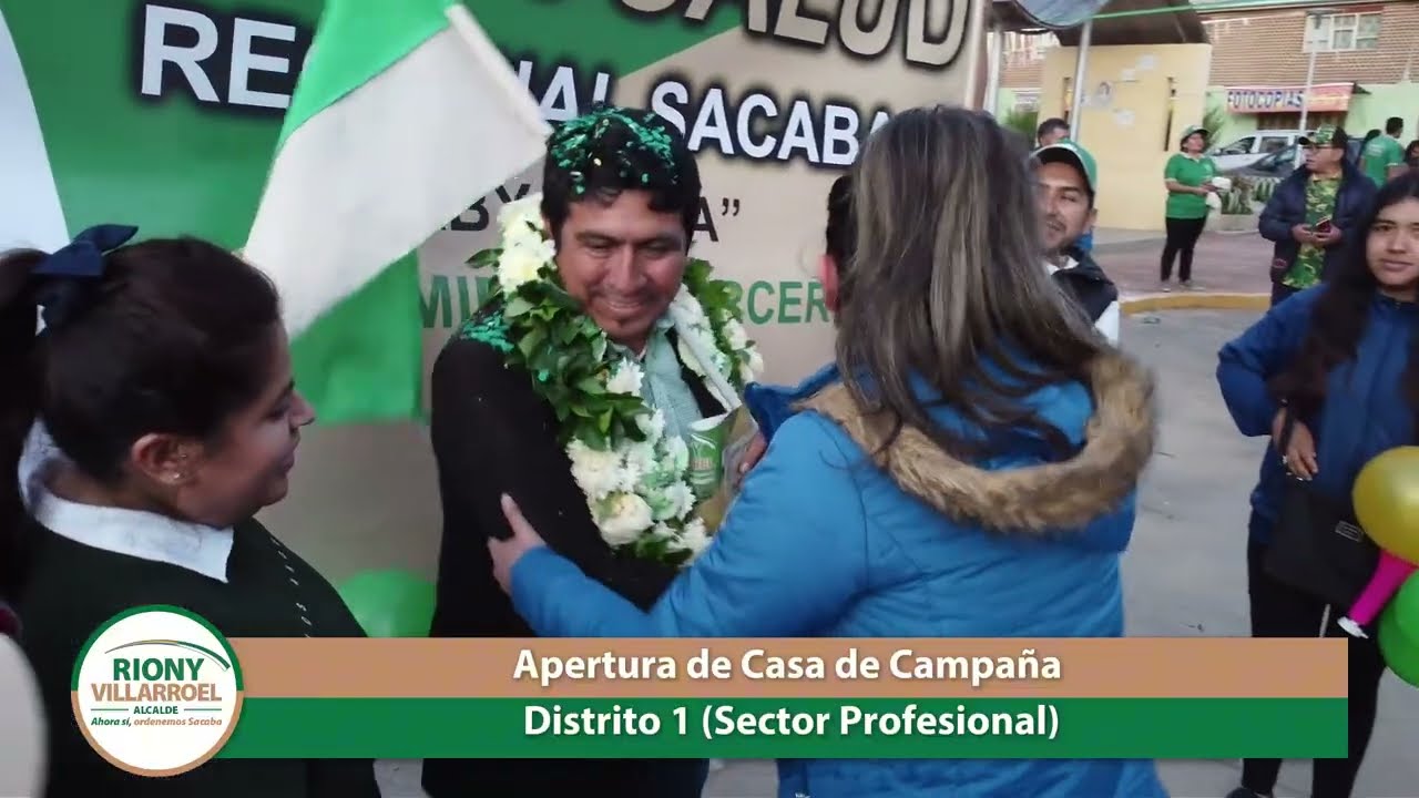 Apertura de Casa de Campaña – Distrito 1