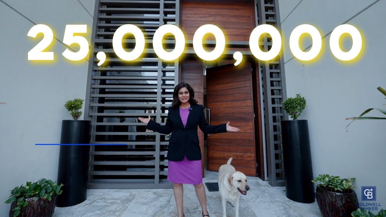 Touring a AED 25,000,000 Dubai Villa with a Dog