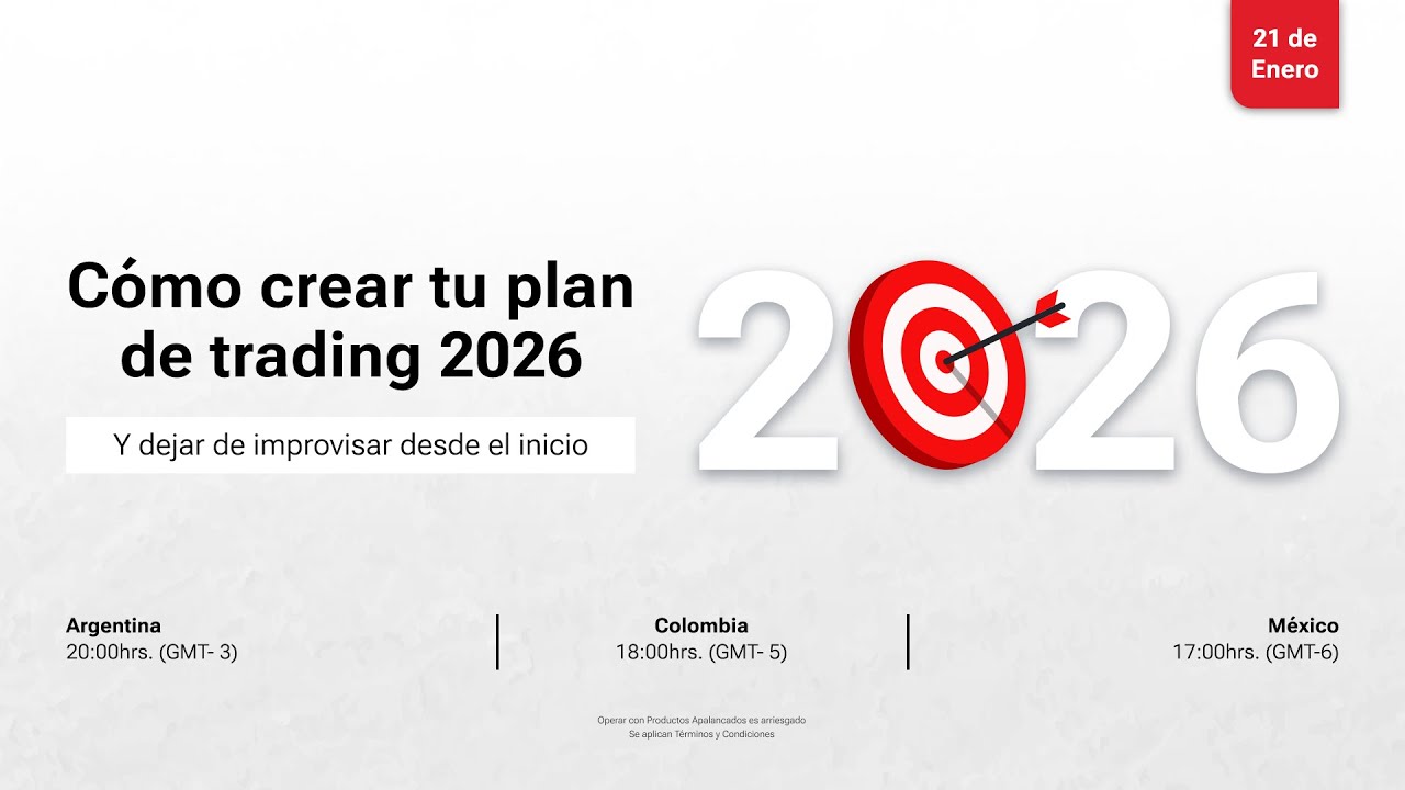 Webinar: C&oacute;mo crear tu plan de trading 2026 y dejar  de improvisar desde el inicio