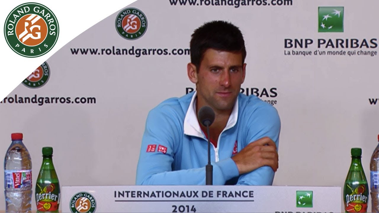Press conference N.Djokovic 2014 French Open final