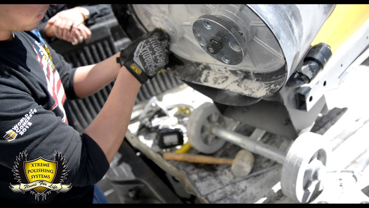 How to Replace the Key-way on a Concrete Genie Grinder | #xps #concretegenie #grindingmachine