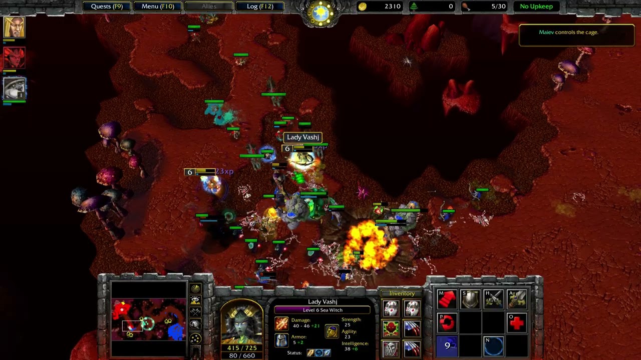 Warcraft III CAMPAIGN Ch6 Curse of the Blood Elves Ep4 the Search for Illidan