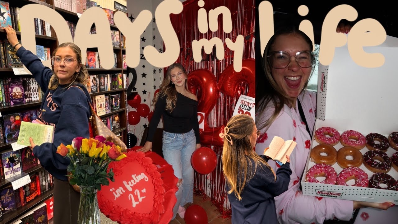 Days in my life ♥️🍓✨| Turning 22, book shopping, cozy days and more