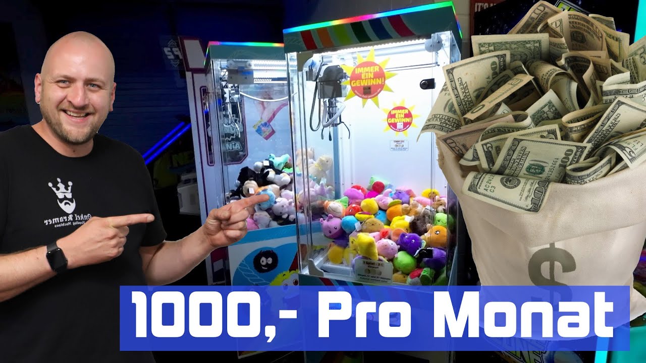 Mit dem Greifautomat 1000, € im Monat 🤑