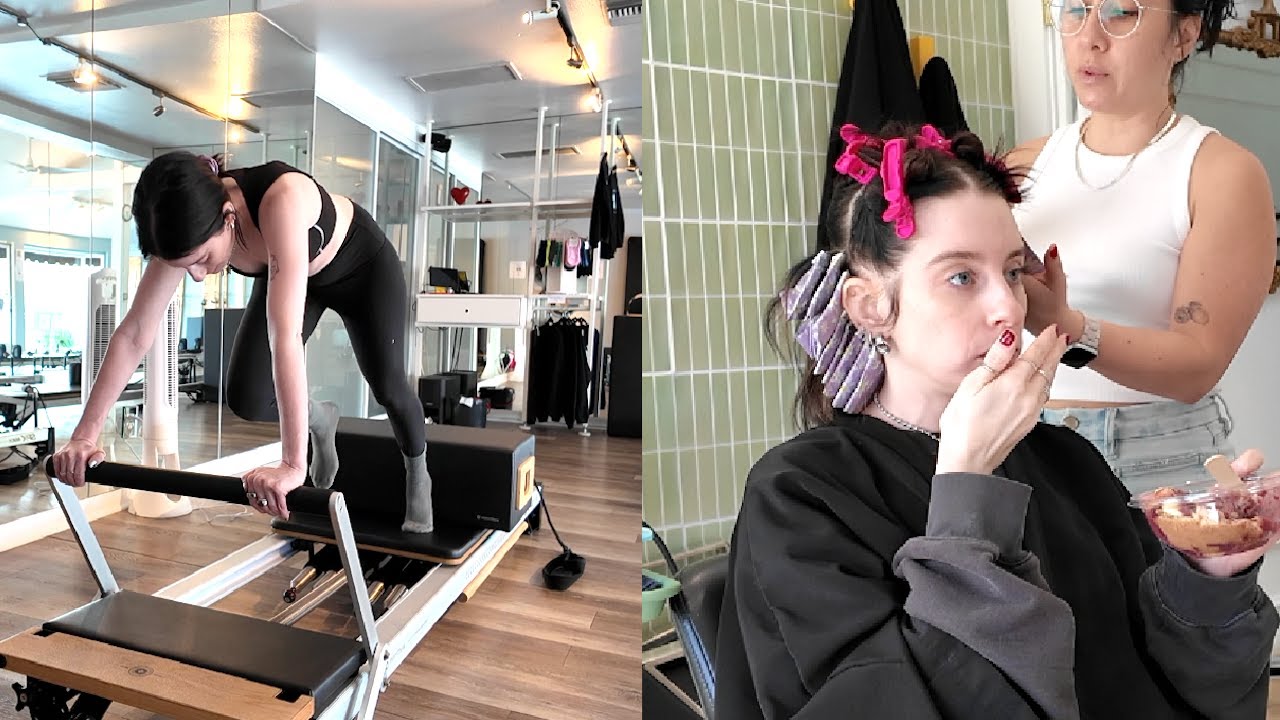 HAIR TRANSFORMATION, couples pilates, and botox! getting hotter!