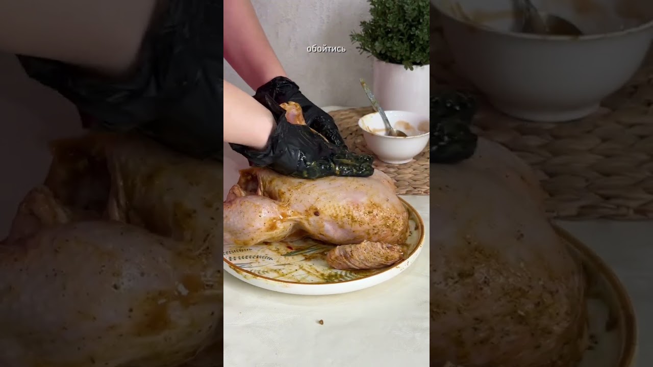 ЛЯВАНГИ из курицы (или курица фаршированная луком и грецким орехом)