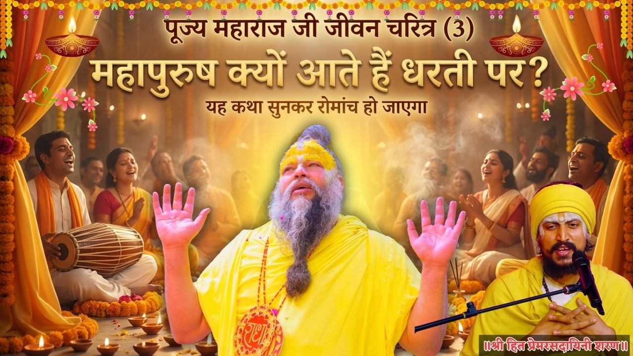 महापुरुष क्यों आते हैं धरती पर? यह कथा सुनकर रोमांच हो जाएगा || पूज्य महाराज जी जीवन चरित्र (3)