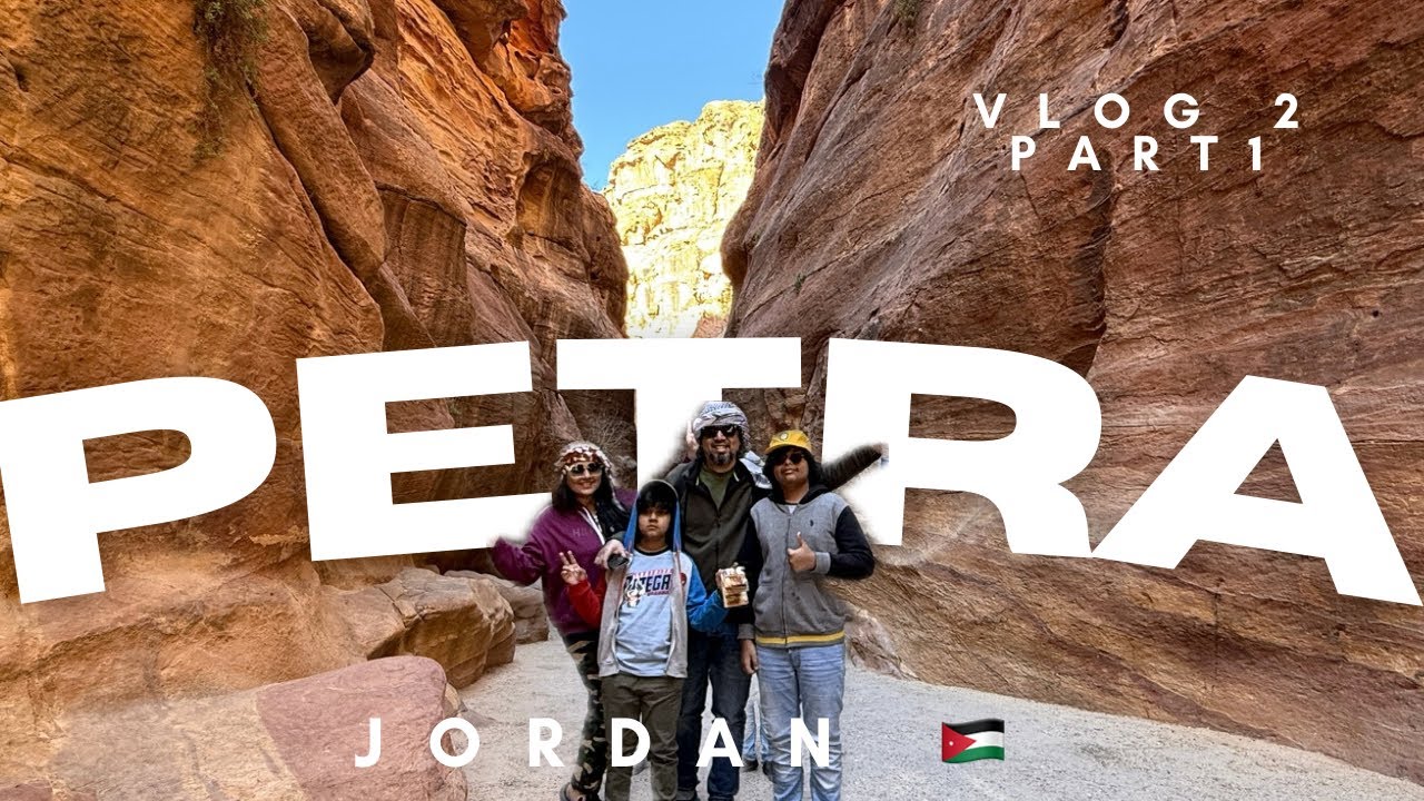 PETRA part 1 | JORDAN 🇯🇴 Day2 | Wonder of the world | an amazing walk through hidden magical city