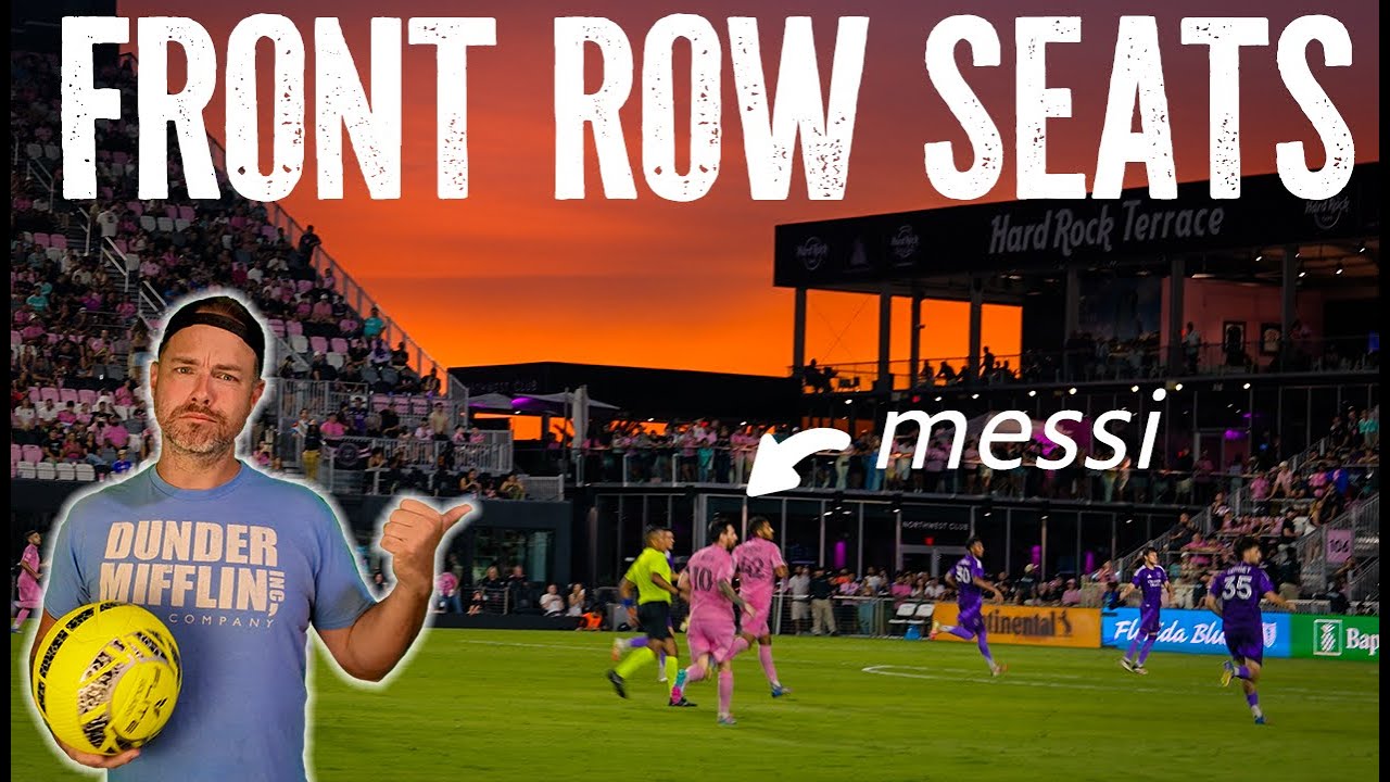 Inter Miami CF Field level seats’ full VIP experience (watching Messi at Chase Stadium family vlog!)