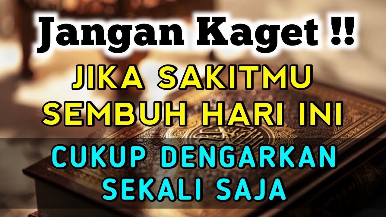 MALAM LAILATUL QODAR‼️INSYAALLAH S4KIT DITUBUMU S3MBUH | DOA PENY3MBUH SEGALA PENY4KIT 🤲