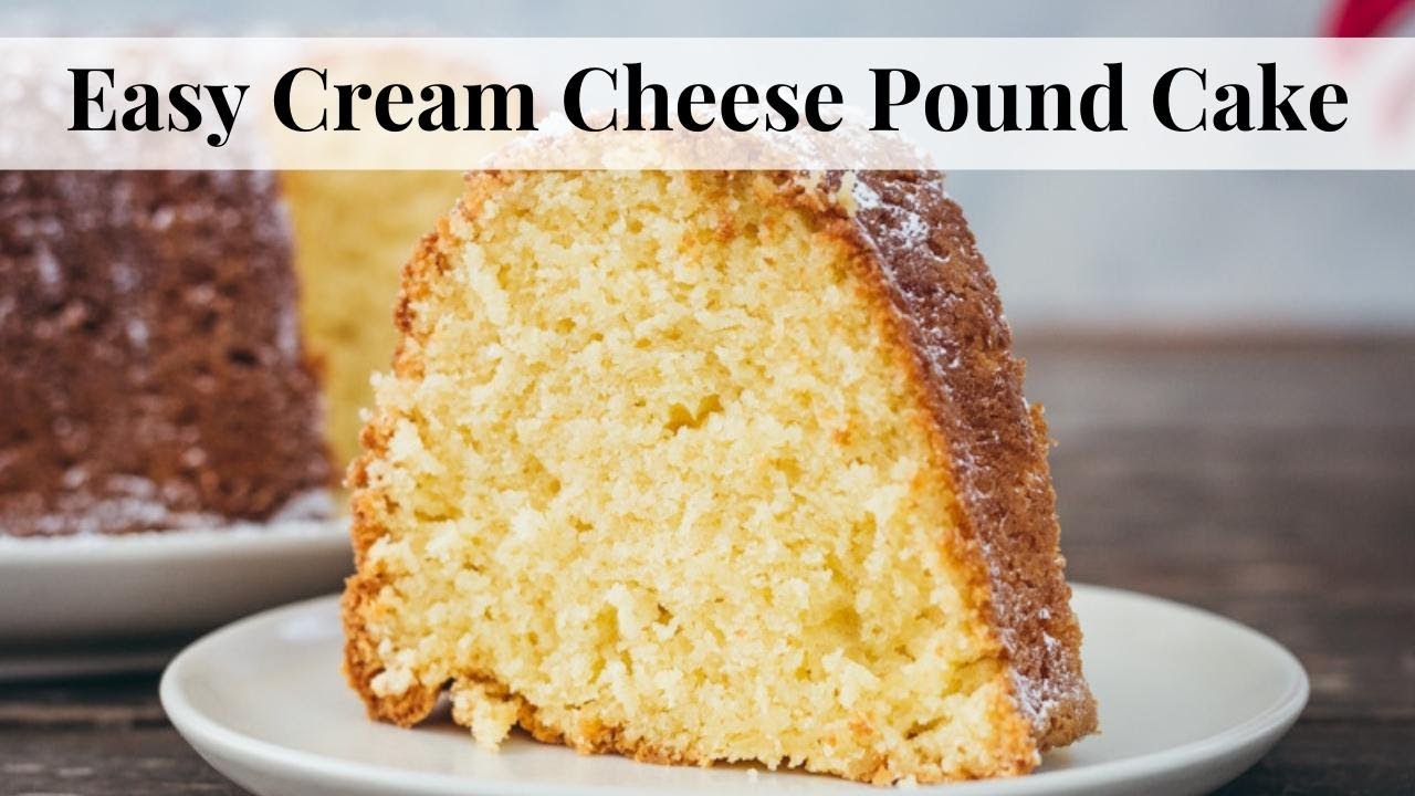 Easy Cream Cheese Pound Cake (Doctored Cake Mix Recipe)
