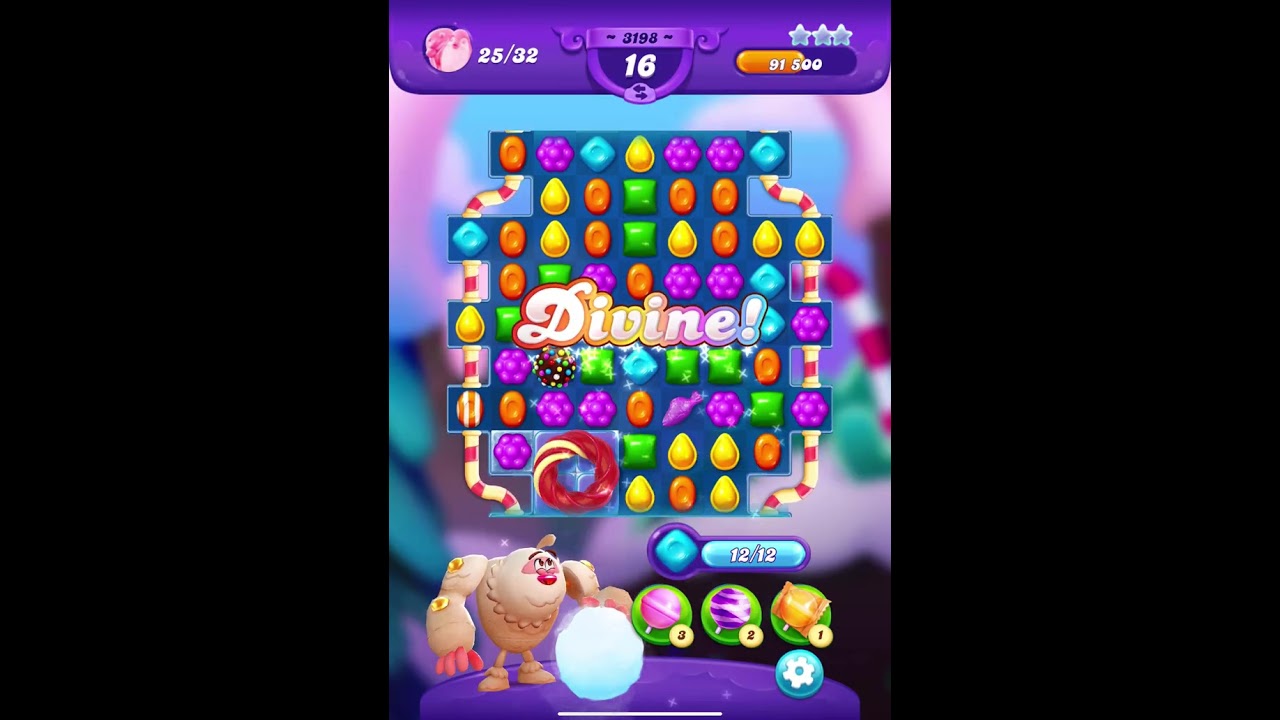 Classic level 3198, ⭐️⭐️ ranked No.4 #candycrushfriends #candycrush #games 